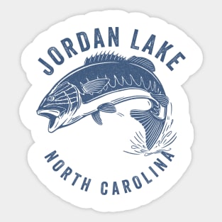 Jordan Lake Reservoir North Carolina Sticker